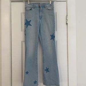DL1861 Star kick-flare Jeans